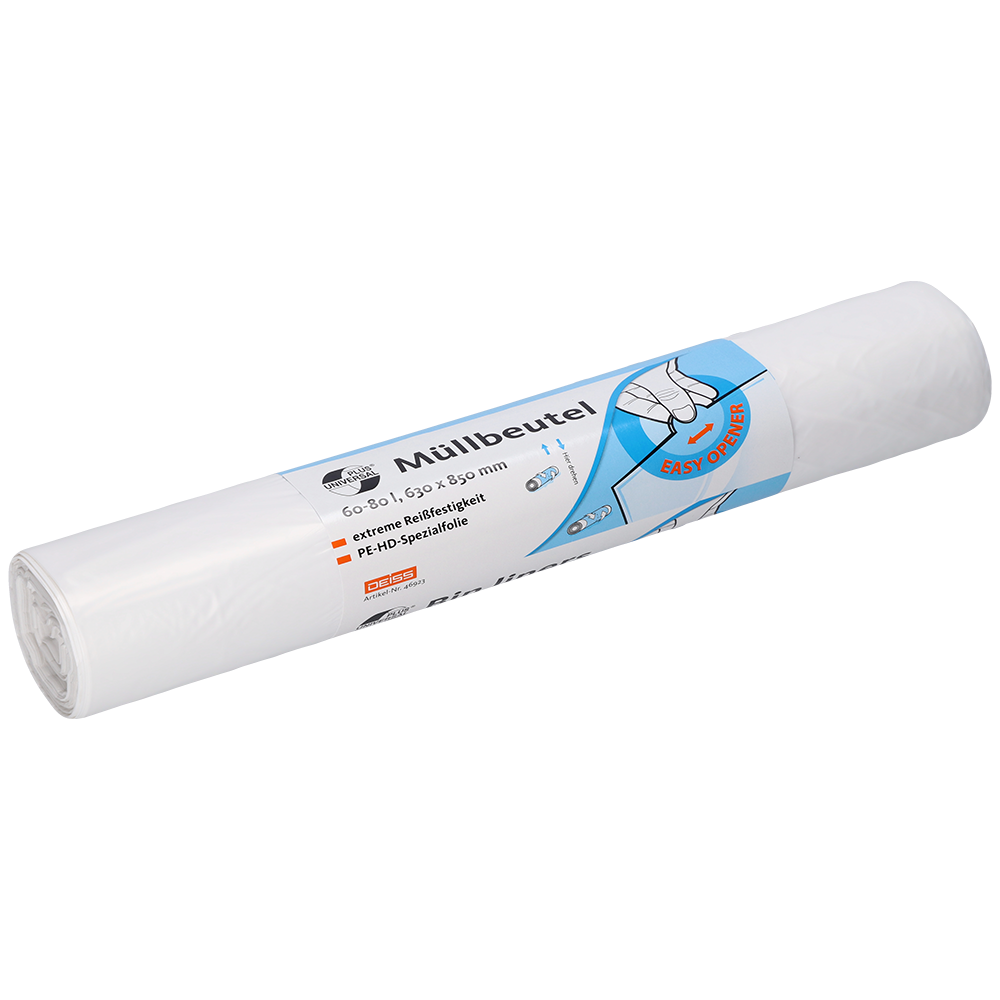 46923_Produktbild_UNIVERSALPLUS_Muellbeutel_Rolle_weiss_RGBWeb